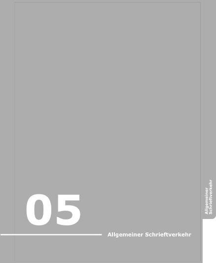 Register 05 Allgemeiner Schriftverkehr