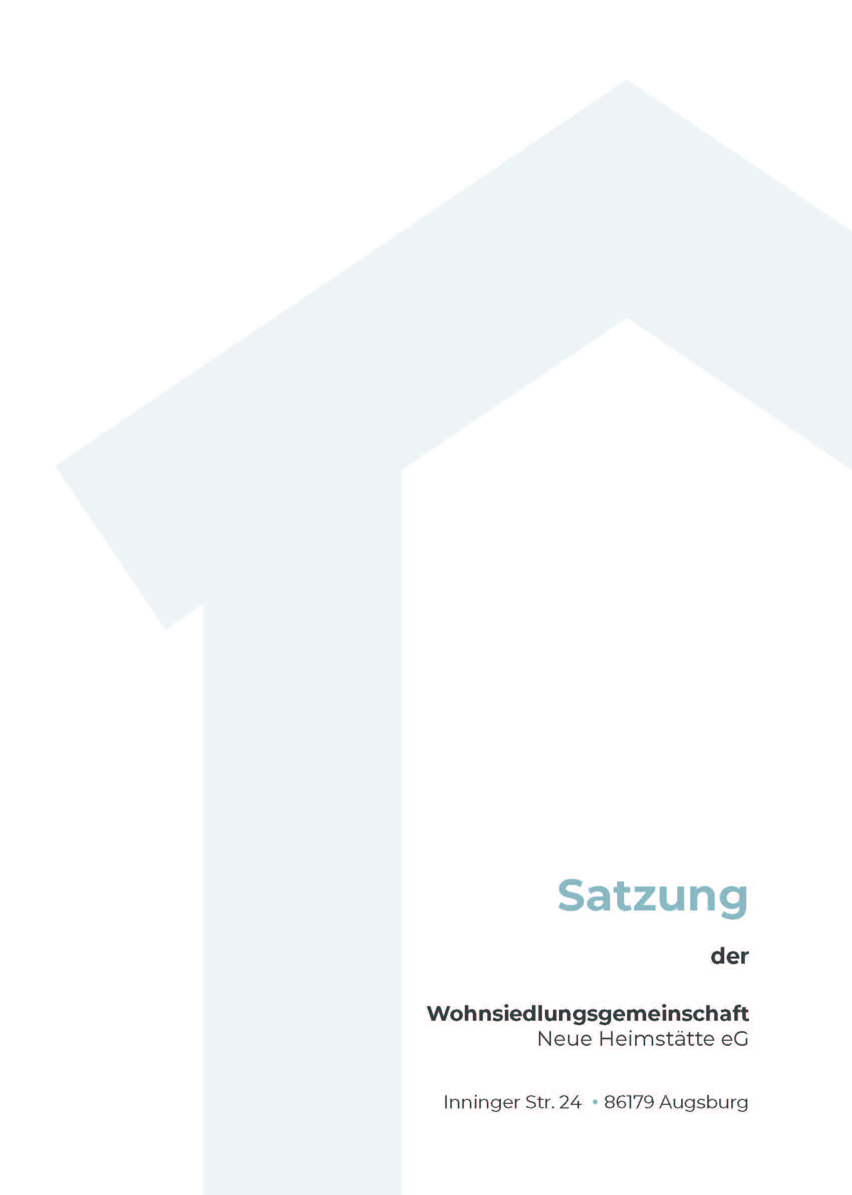 Satzung, Innentitel