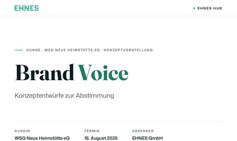 Präsentation Brand Voice